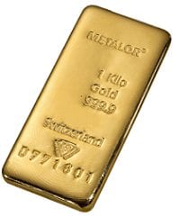 Metalor 1kg Gold Bar