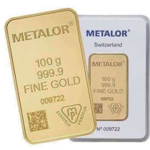 100g gold bars