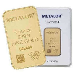 Metalor 1oz Gold Bar