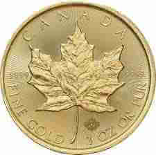 2017 1oz Canadian Maple Gold Coin