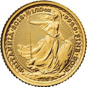 2018 Tenth Ounce Gold Britannia
