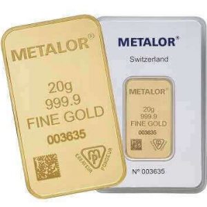 Metalor 20g Gold Bar