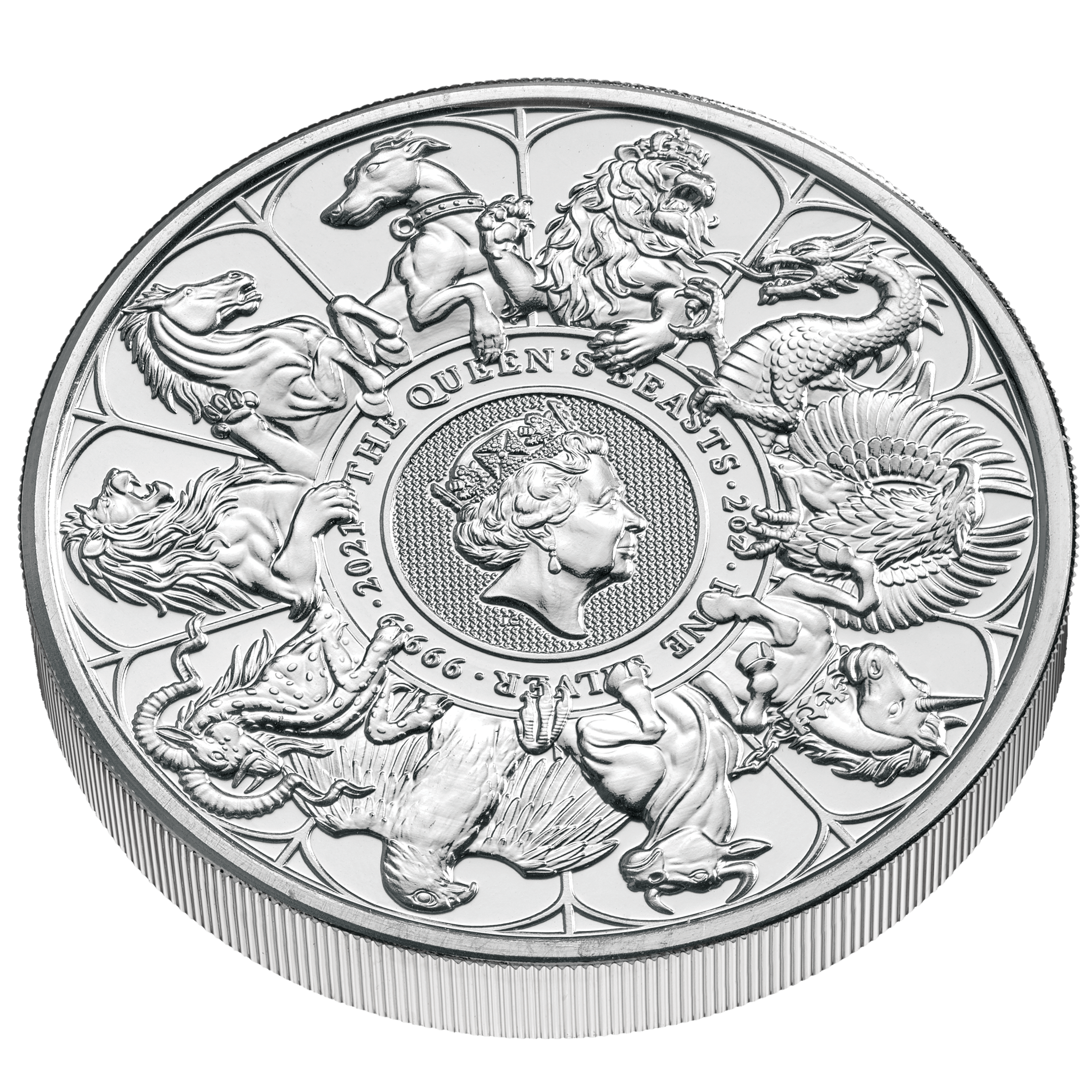 2oz Silver Queen's Beasts Completer Coin