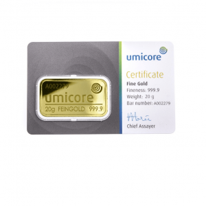 Umicore 20g Gold Bar