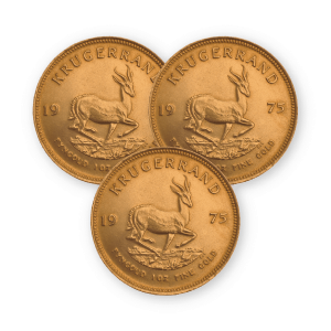 Best Value 1oz Gold Krugerrand 3 coin bundle
