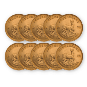 Best Value 1oz Gold Krugerrand 10 coin bundle
