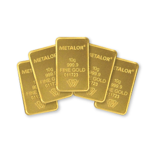 Metalor 10g Gold 5 Bar Bundle