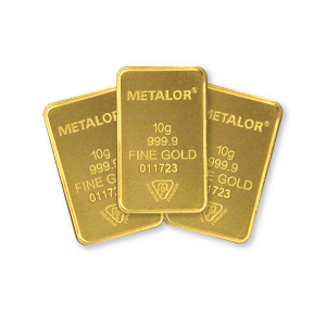 Metalor 10g Gold 3 Bar Bundle