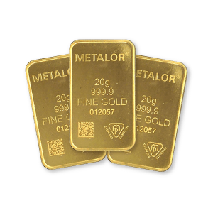 Metalor 20g Gold 3 Bar Bundle
