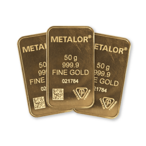 Metalor 50g Gold 3 Bar Bundle