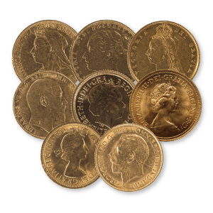 Sovereign 8 coin bundle (Various Portraits)