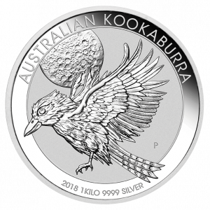 1 Kilo Silver Kookaburra coin