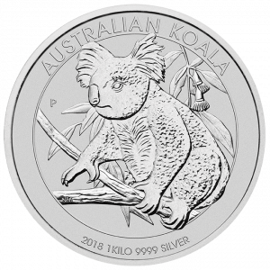 1 Kilo Silver Koala Coin 2018