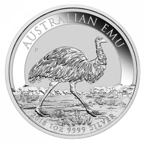 1oz Perth Mint Silver Emu (2018)