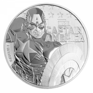 1 oz Marvel's Captain America Silver Coin (2019)