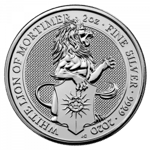 10 oz Queen's Beasts White Lion Silver Coin (2021)