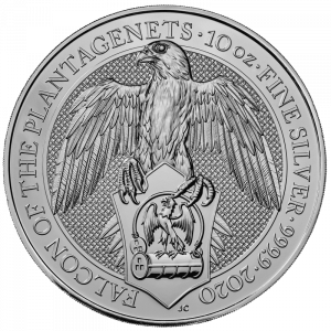 10 oz Queen's Beasts Falcon Silver Coin (2020)