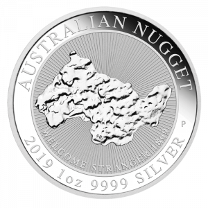 Welcome Stranger Nugget 1oz Silver Coin (2019)