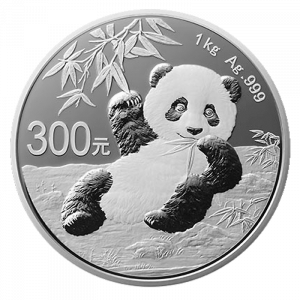 China Panda Silver Proof 1 Kilo Coin (2020)