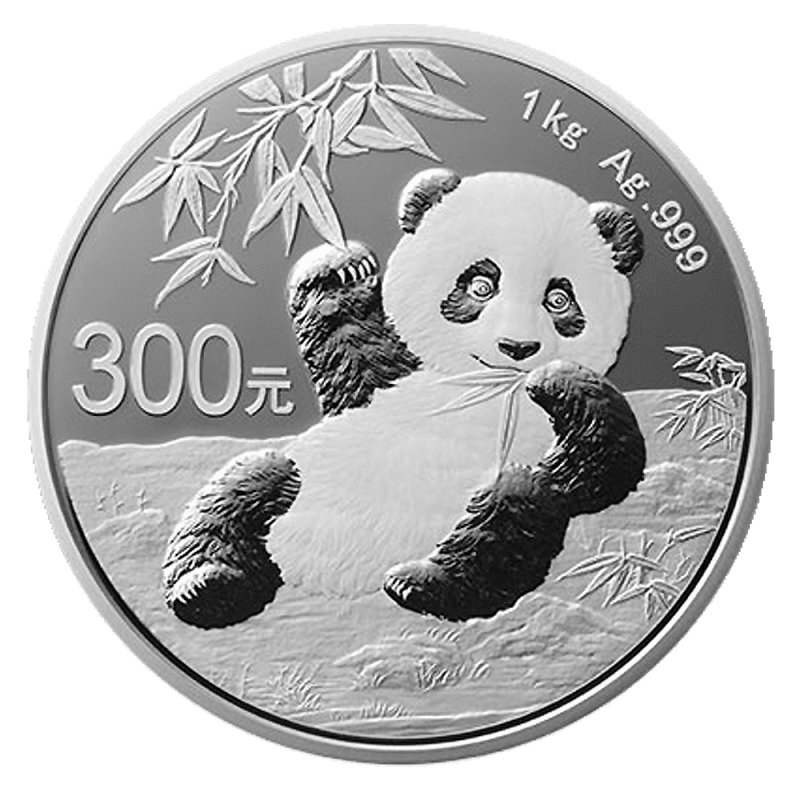China Panda Silver Proof 1 Kilo Coin (2020)