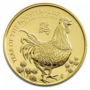 Gold Lunar Rooster 2017 1oz