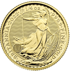 2022 Britannia Quarter Ounce Gold Coin