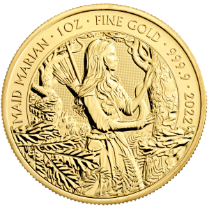 2022 Maid Marian Myths & Legends 1oz Gold Coin