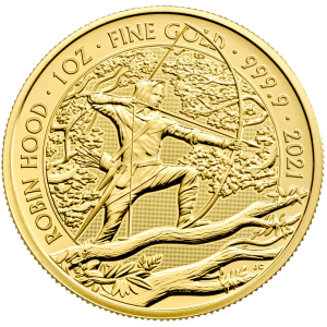 2021 Robin Hood Myths & Legends 1oz Gold Coin