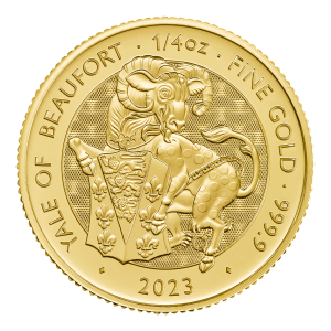 2023 Tudor Beasts Yale of Beaufort 1/4oz Gold Coin