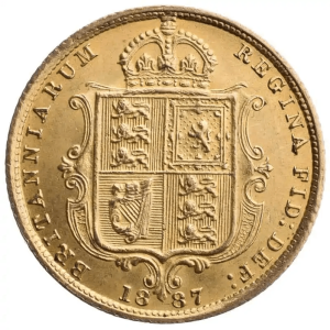 Victoria Jubilee Head Shield Back Half Sovereign