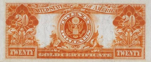$20 gold certificate